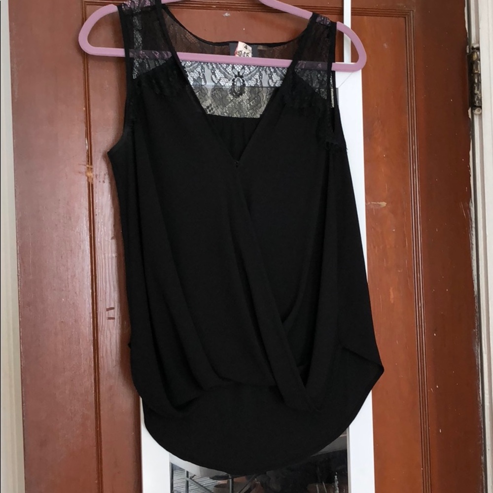 ASTR drapey tank blouse